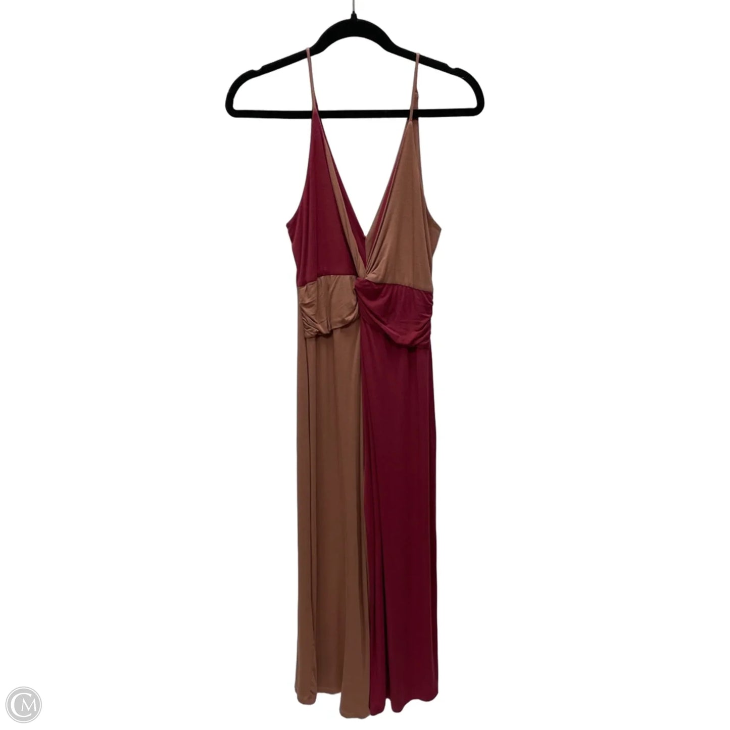 Jumpsuit By Anthropologie In Brown & Red, Size: Xs