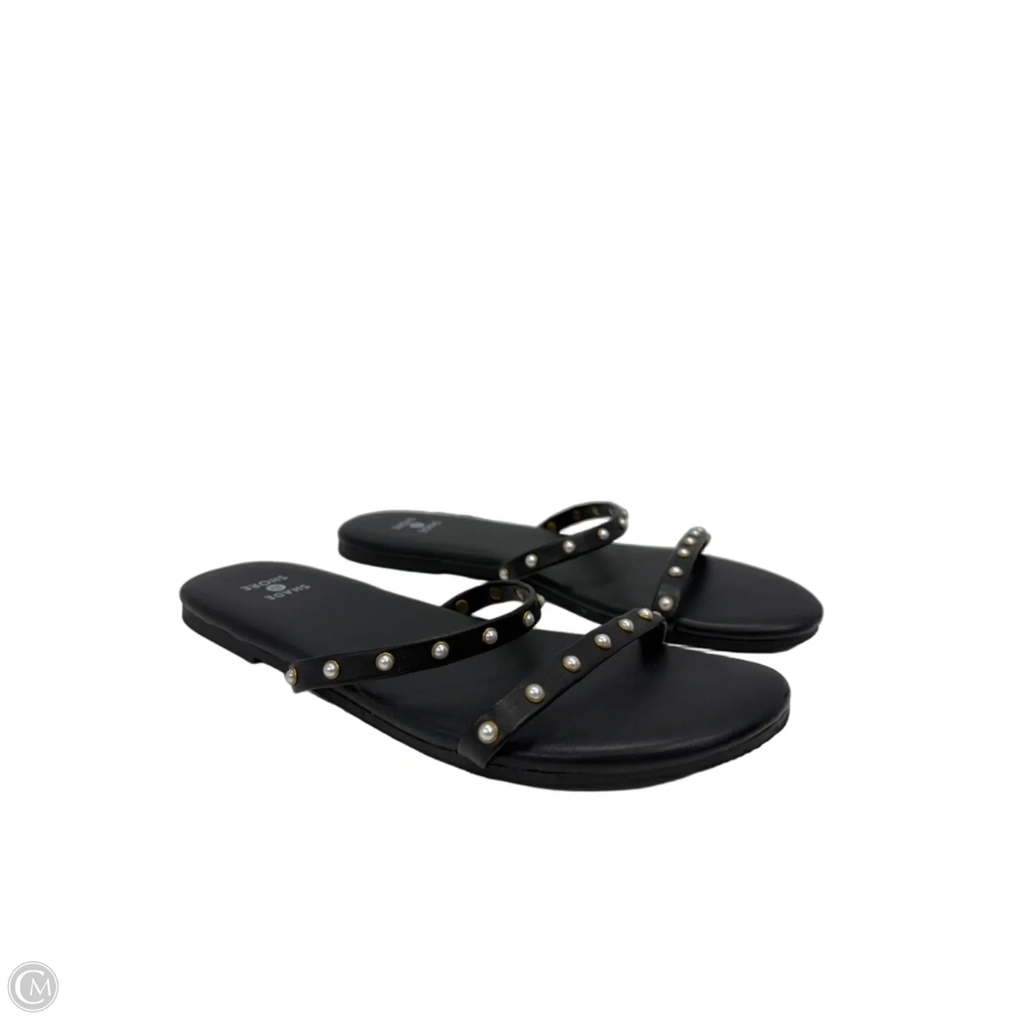 Sandals Flats By Shade & Shore In Black, Size: 6