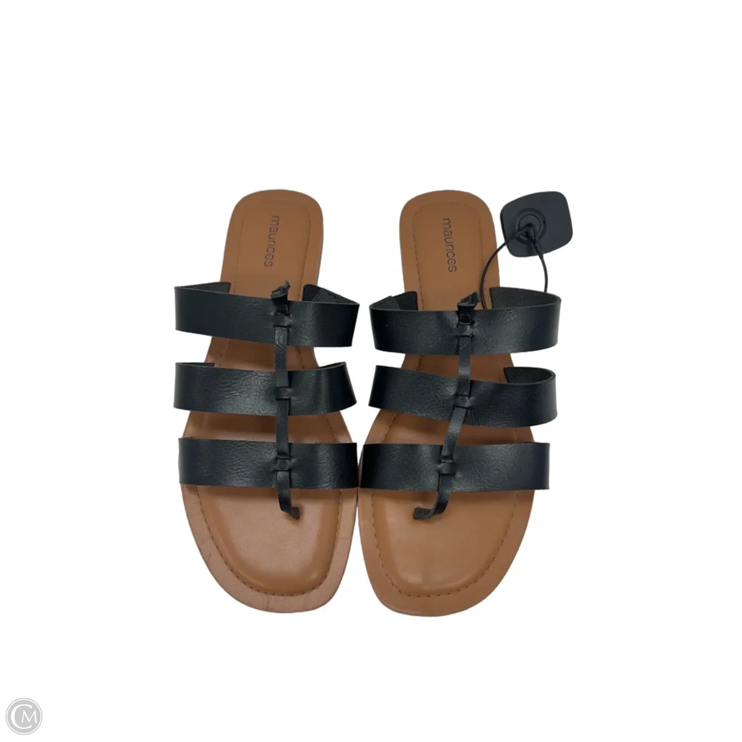Sandals Flats By Maurices In Black, Size: 9.5