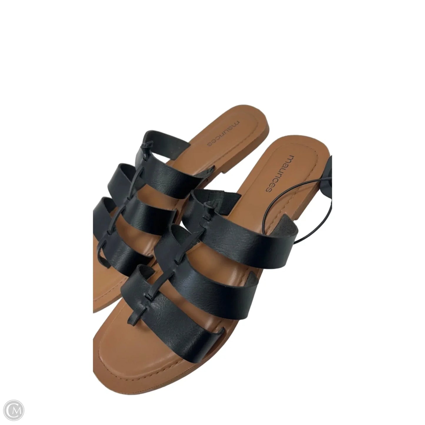 Sandals Flats By Maurices In Black, Size: 9.5