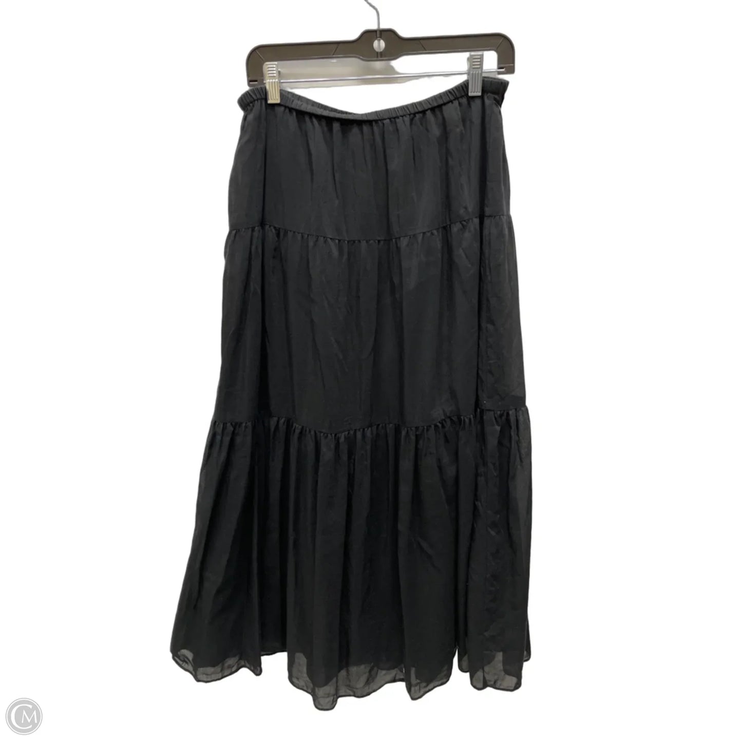 Skirt Maxi By Talbots In Black, Size: 8