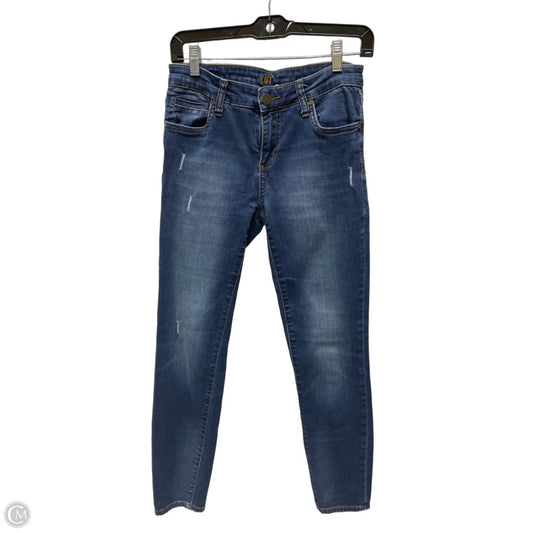 Jeans Skinny By Kut In Blue Denim, Size: 4