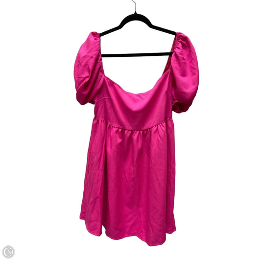 Dress Casual Short By Clothes Mentor In Pink, Size: Xl