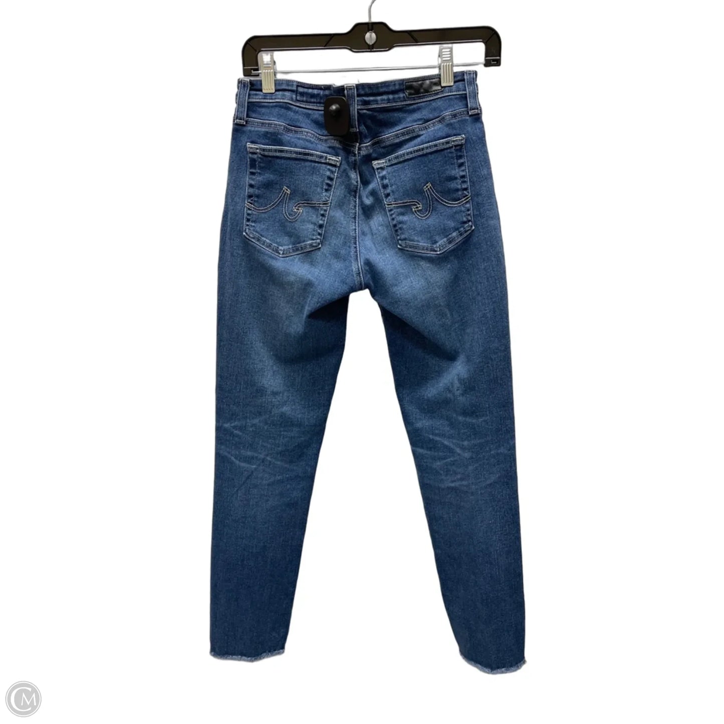 Jeans Skinny By Ag Jeans In Blue Denim, Size: 4