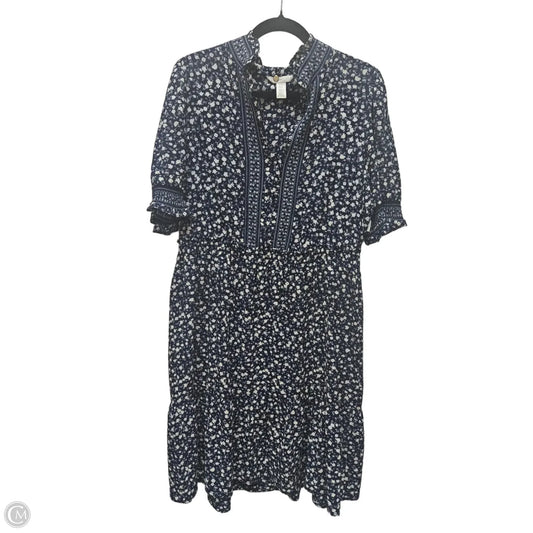 Dress Casual Short By London Times In Floral Print, Size: L