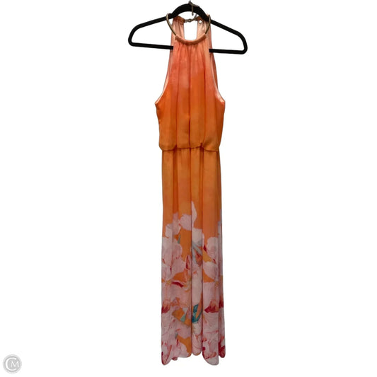 Dress Casual Maxi By Bisou Bisou In Tie Dye Print, Size: M