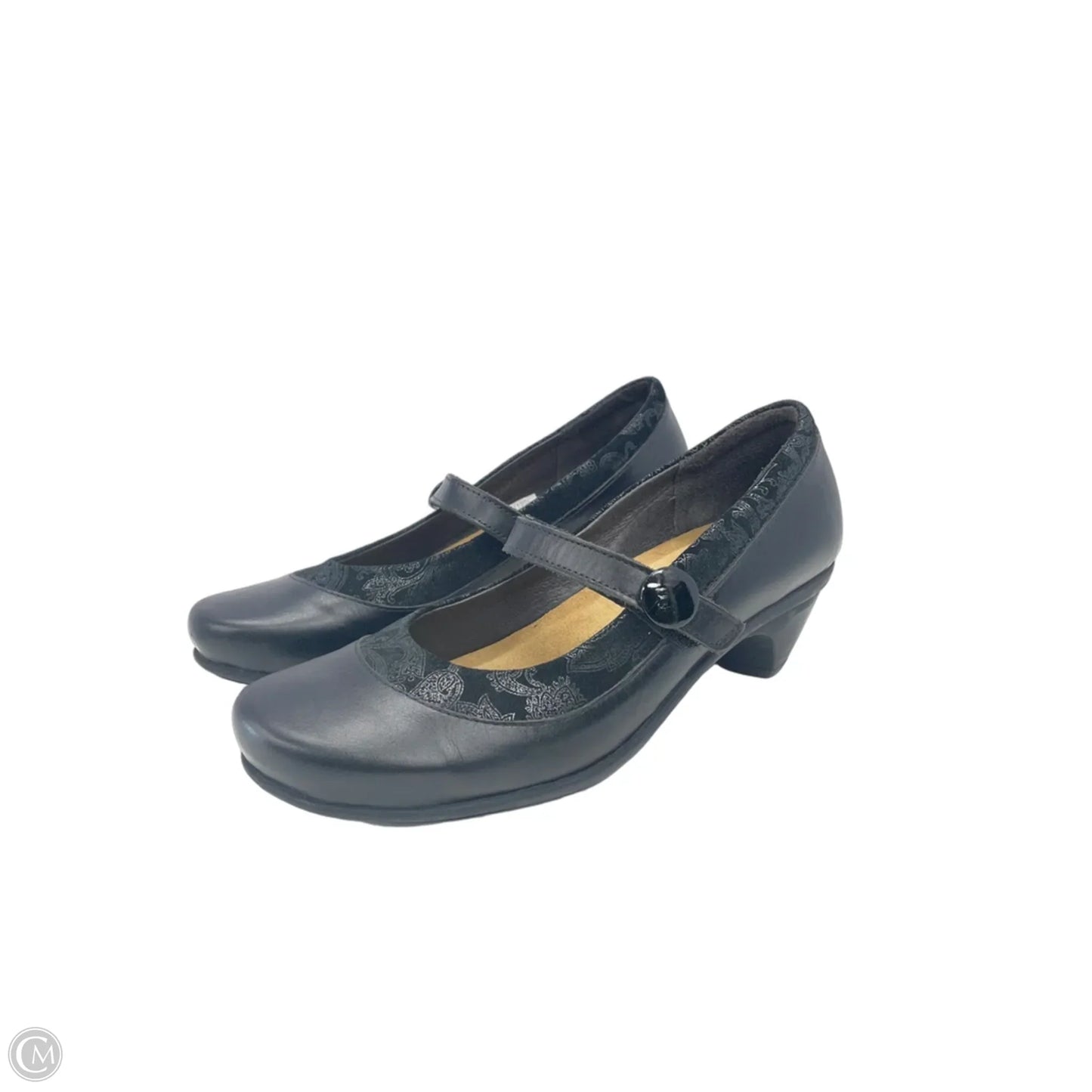 Sandals Heels Block By Naot In Black, Size: 9.5