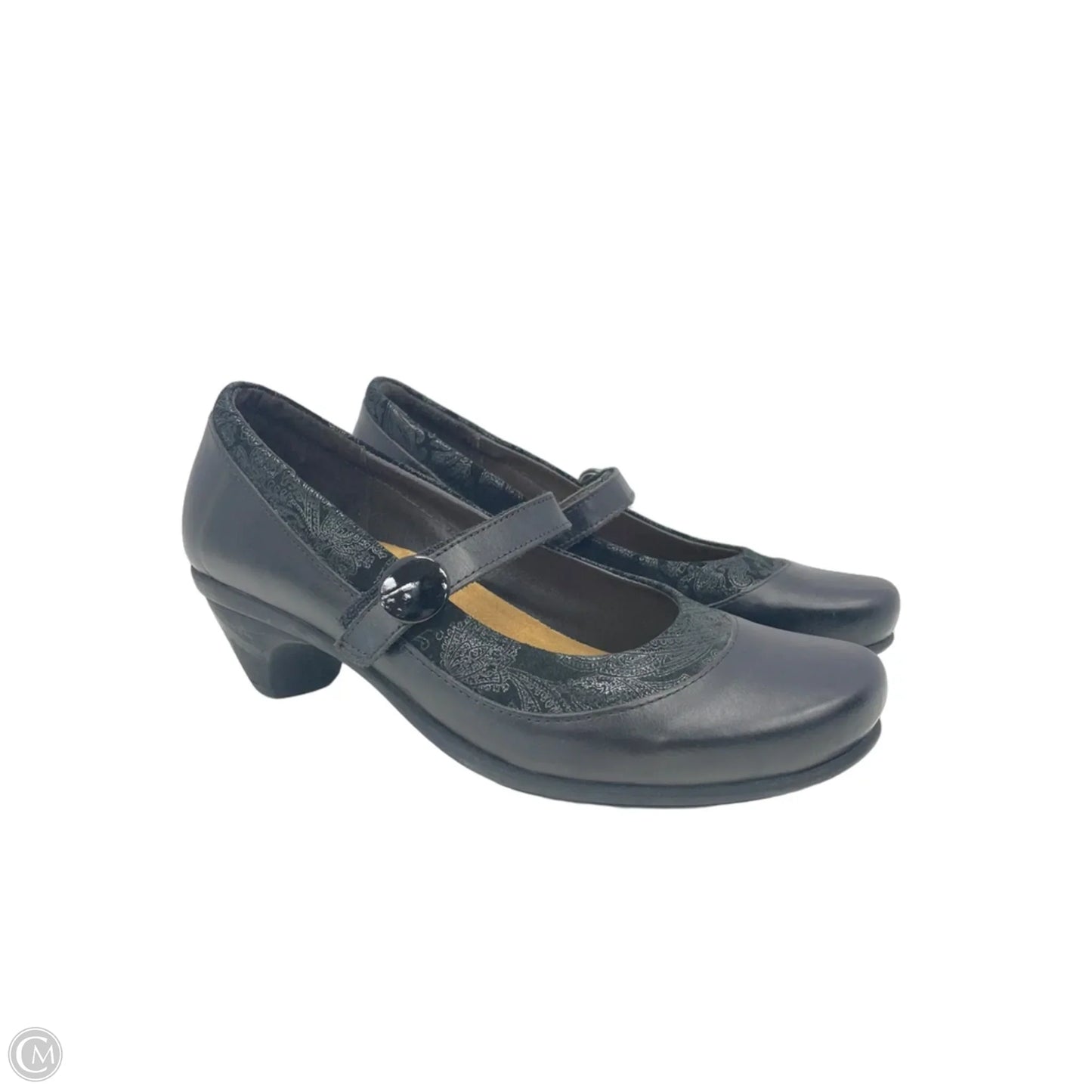 Sandals Heels Block By Naot In Black, Size: 9.5