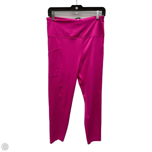 Athletic Leggings By Lou And Grey In Pink, Size: L