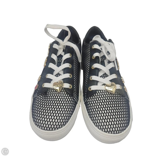 Shoes Designer By Karl Lagerfeld In Black & White, Size: 9