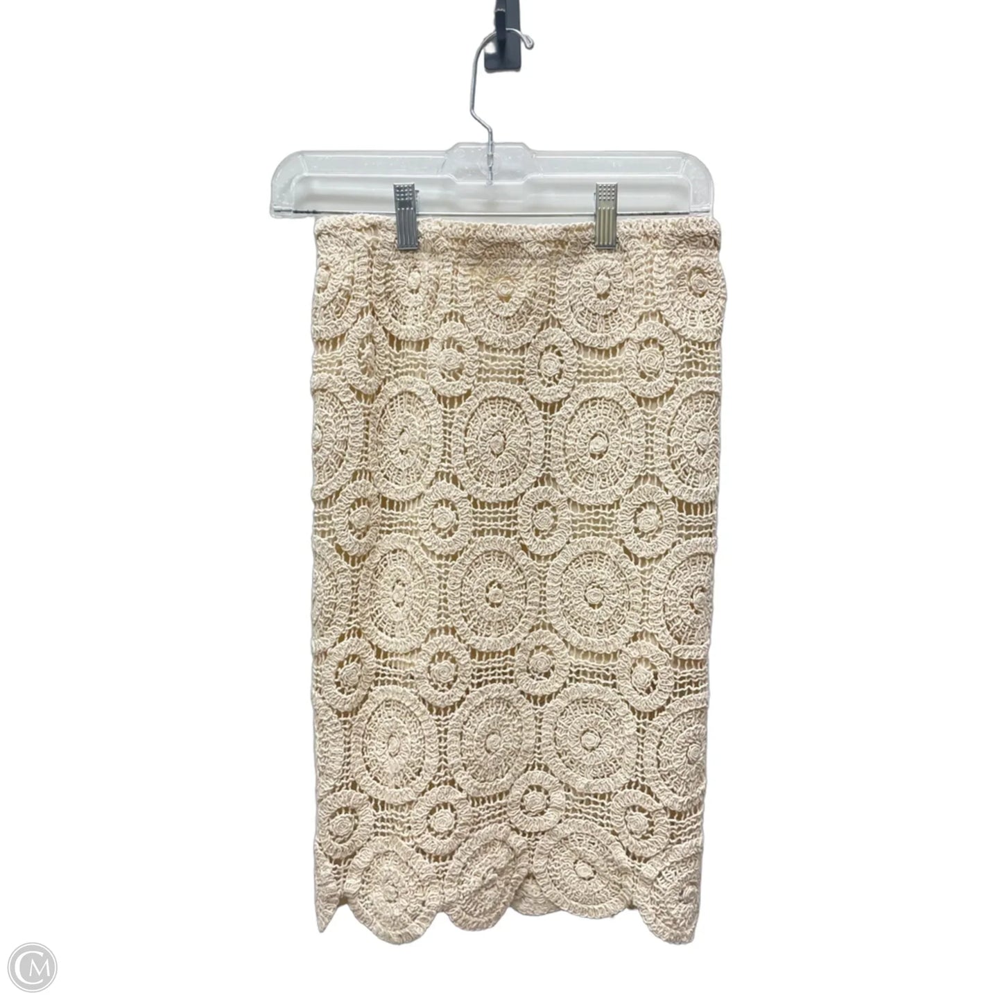 Skirt Set 2pc By Rebellion In Cream, Size: 8