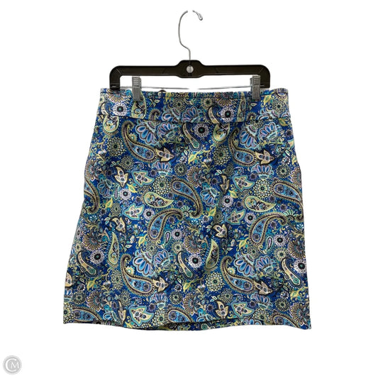 Skirt Mini & Short By Talbots In Floral Print, Size: 14