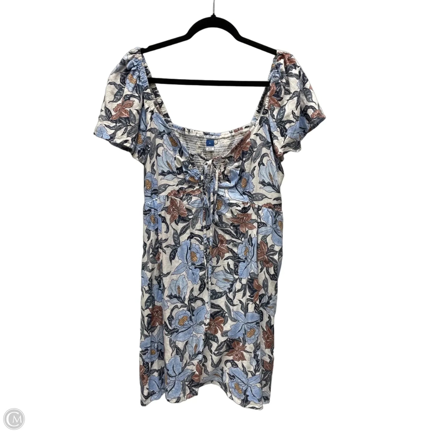 Dress Casual Short By Old Navy In Floral Print, Size: Xl
