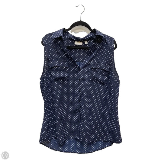 Blouse Sleeveless By New York And Co In Multi-colored, Size: Xl