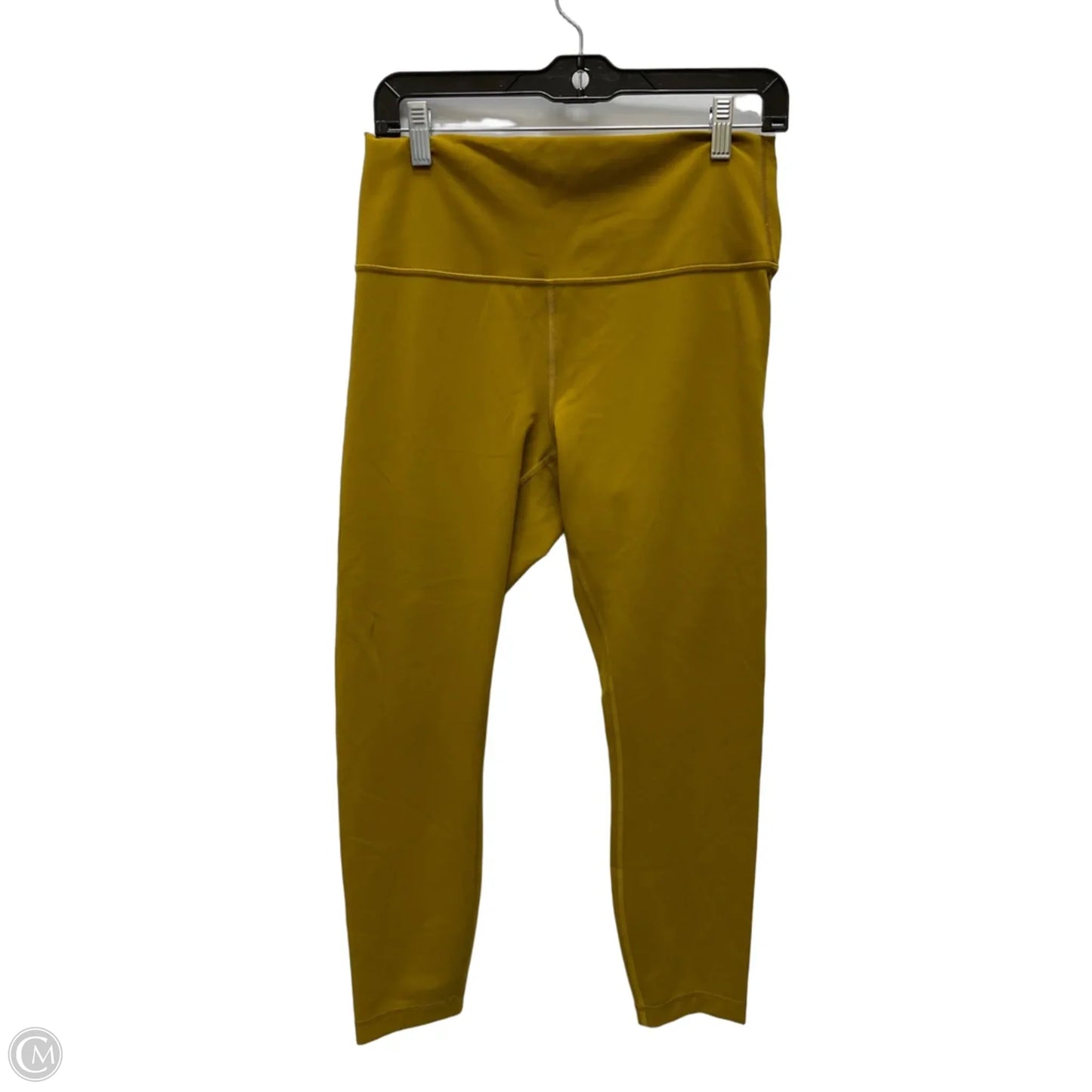 Athletic Leggings By Lululemon In Yellow, Size: 10