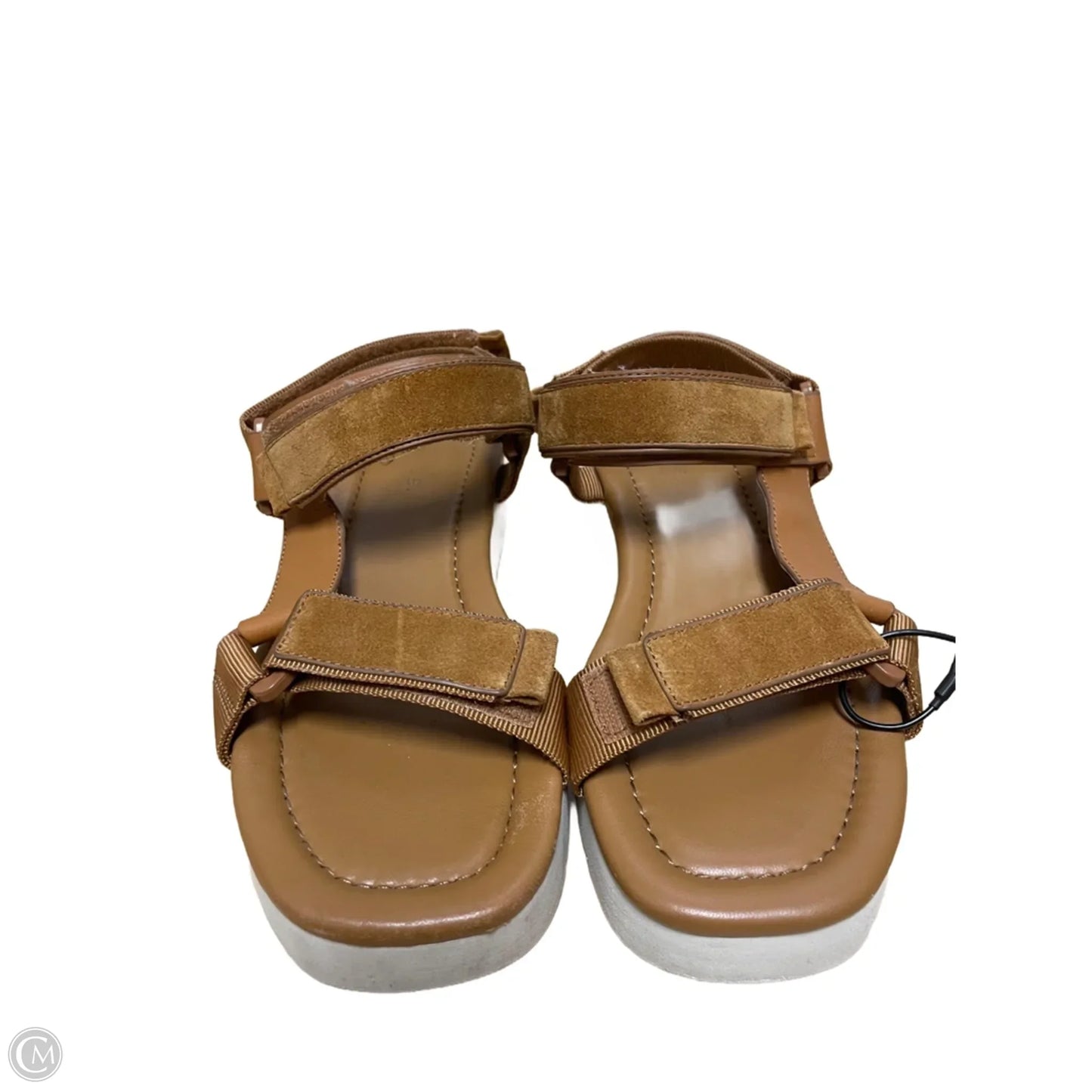Sandals Flats By Vince In Brown, Size: 6.5