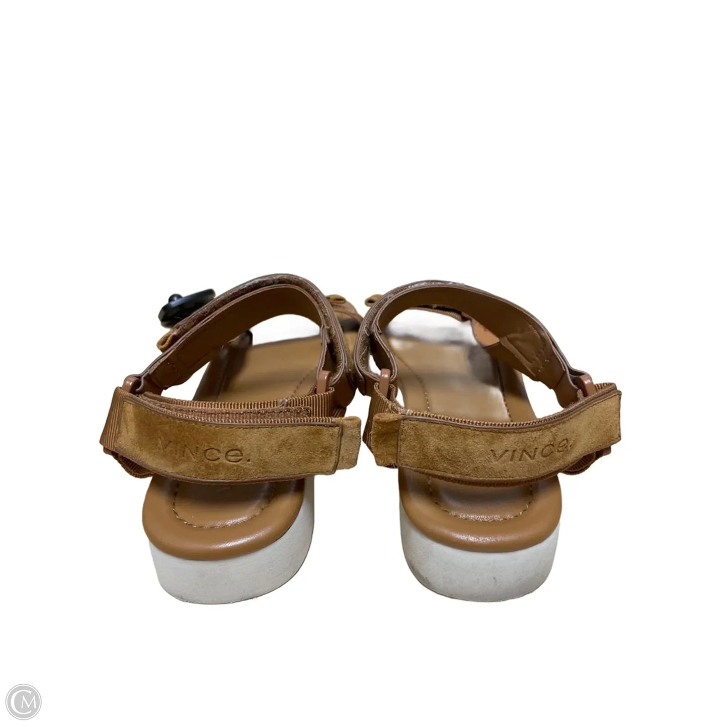 Sandals Flats By Vince In Brown, Size: 6.5