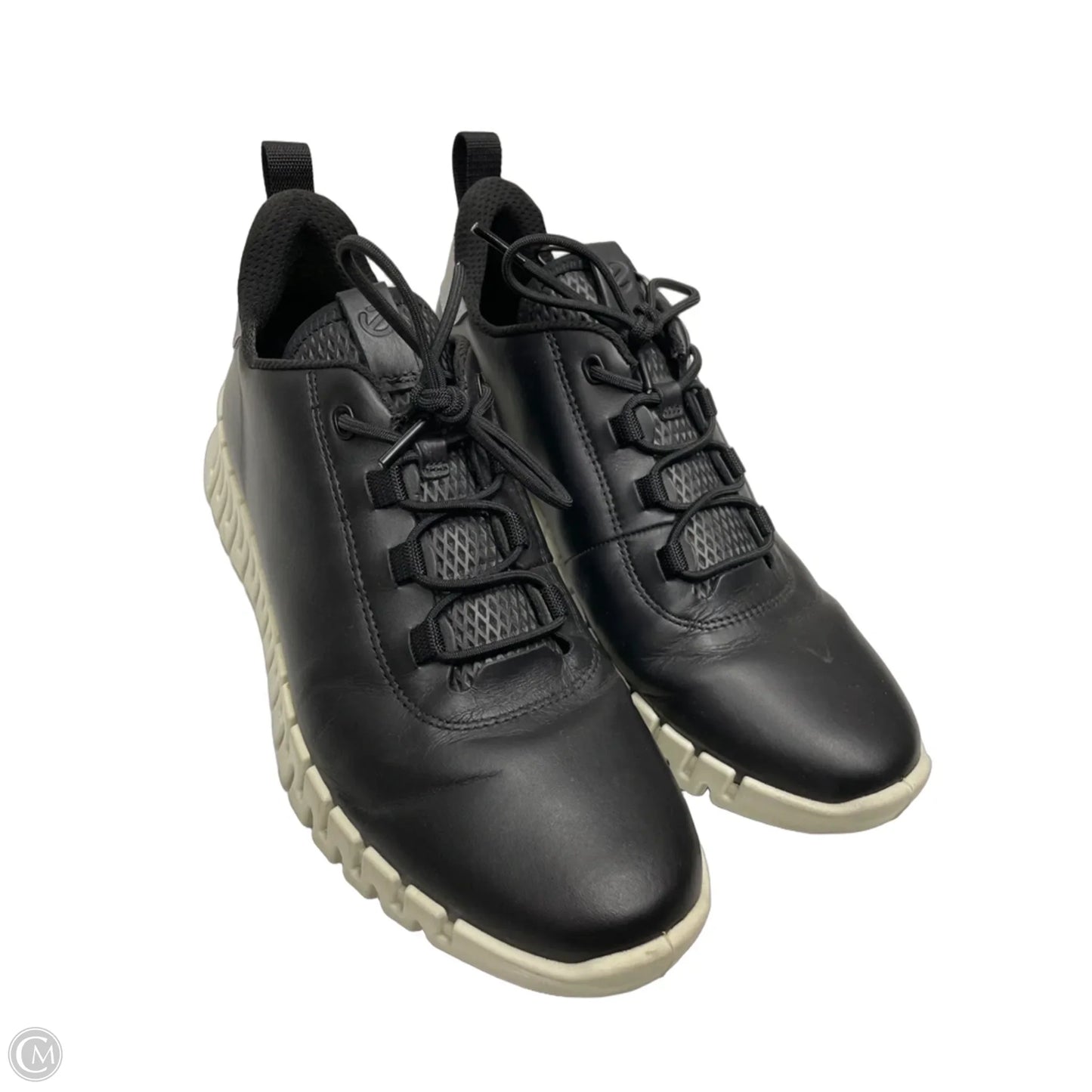 Shoes Sneakers Platform By Ecco In Black & Cream, Size: 9.5