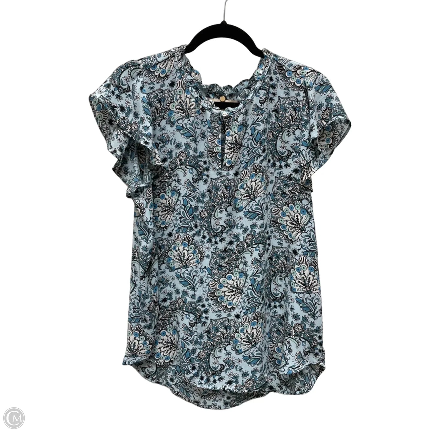 Blouse Sleeveless By Loft In Floral Print, Size: L