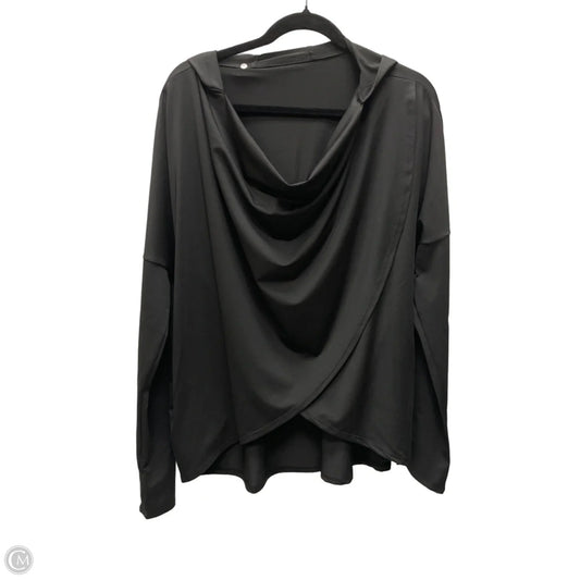Top Long Sleeve By Halara In Black, Size: M
