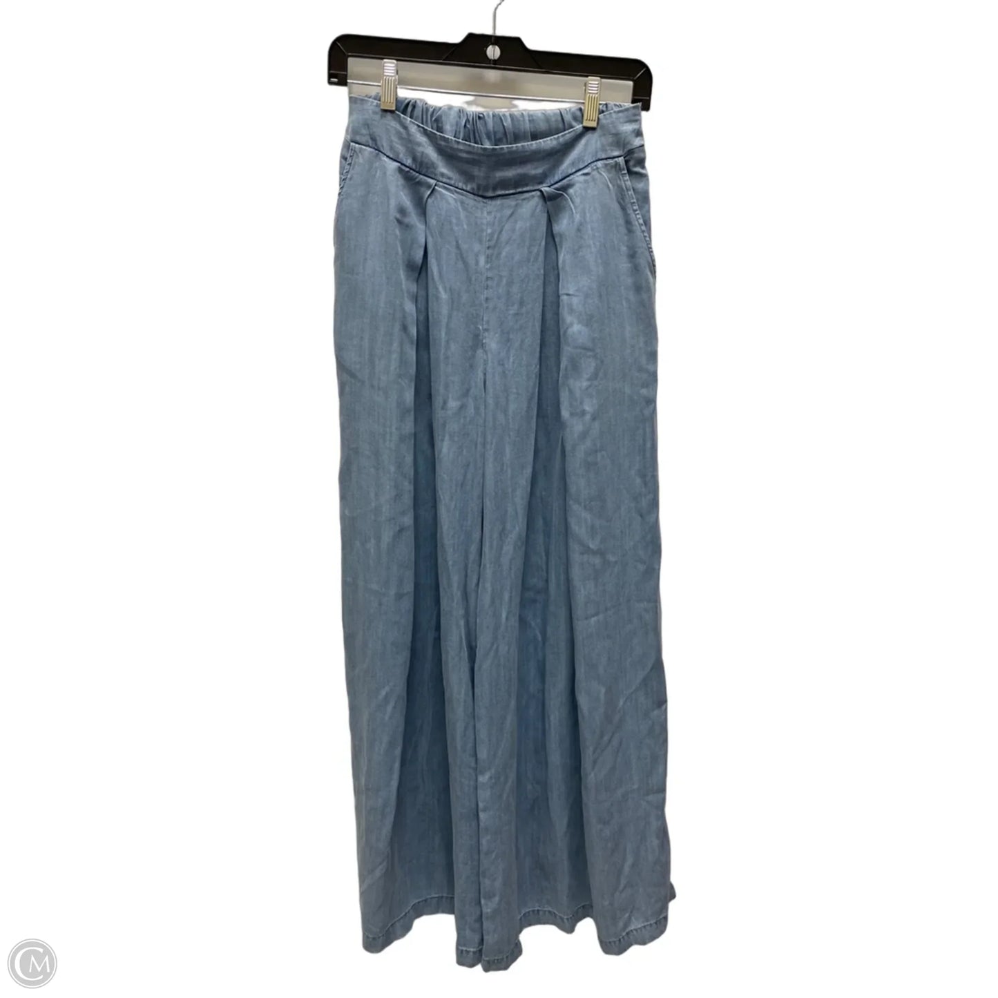 Jeans Wide Leg By Versona In Blue Denim, Size: 12