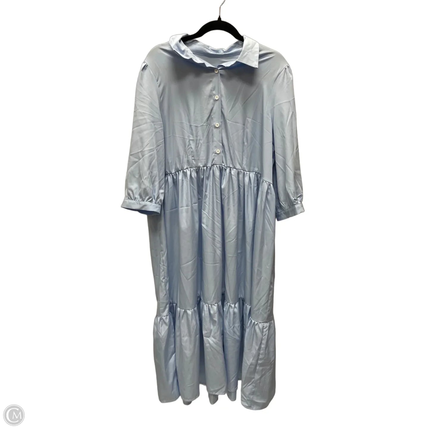 Dress Casual Maxi By Shein In Blue, Size: 2x