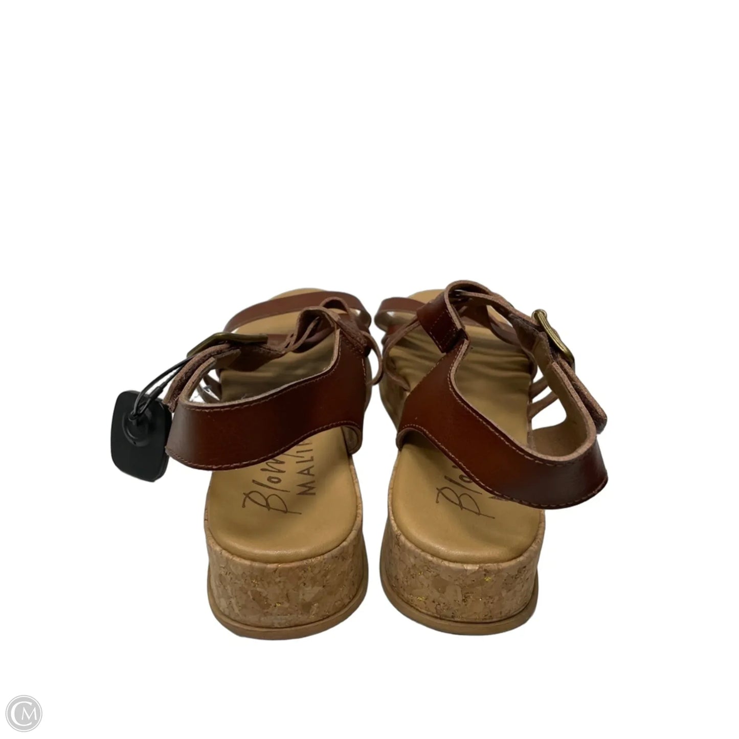 Sandals Heels Platform By Blowfish In Brown, Size: 9