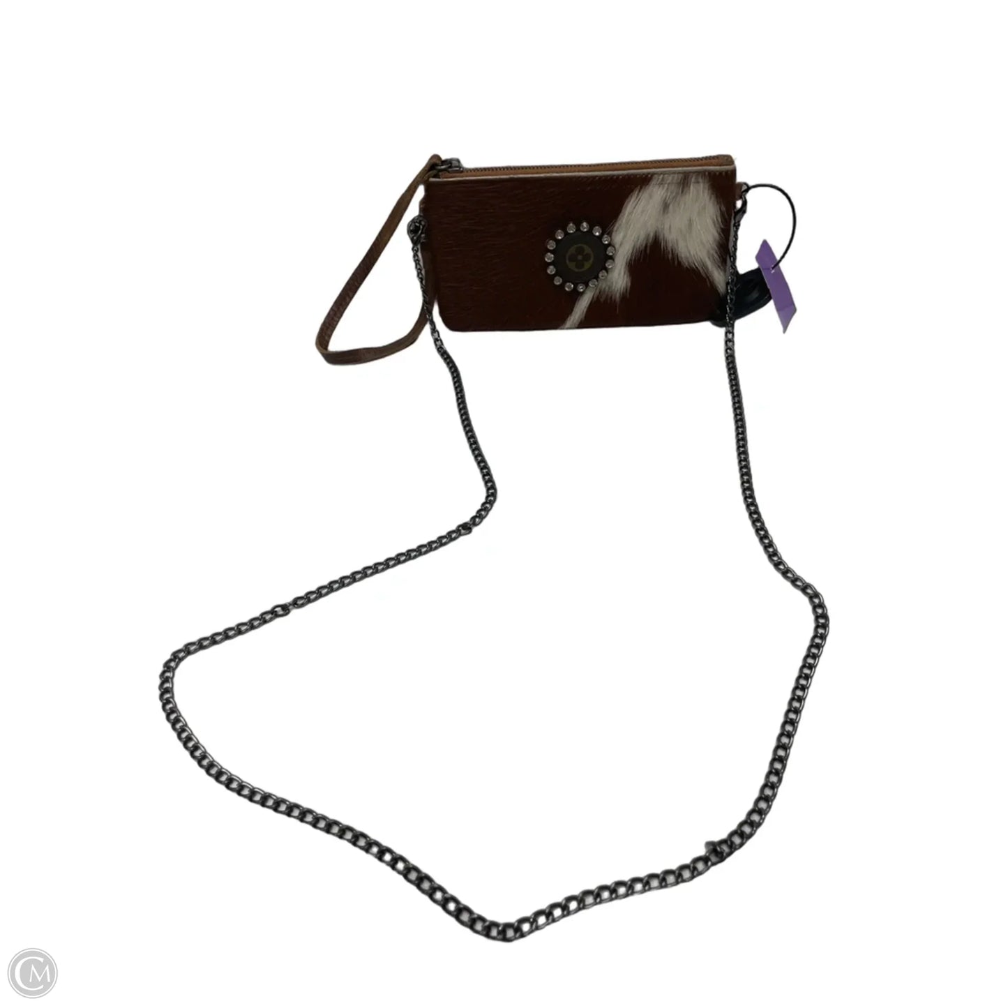 Crossbody Leather By genuine leather, Size: Small