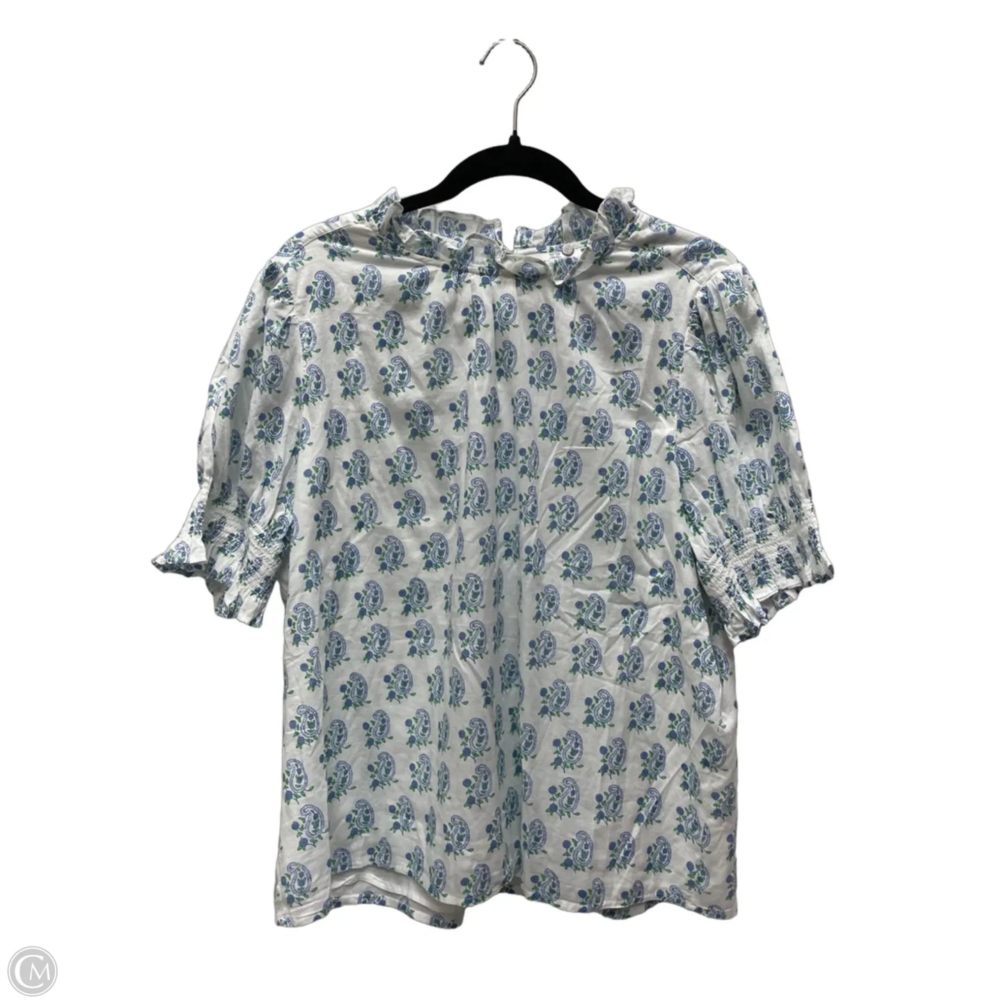 Top Short Sleeve By J. Crew In Floral Print, Size: Xl