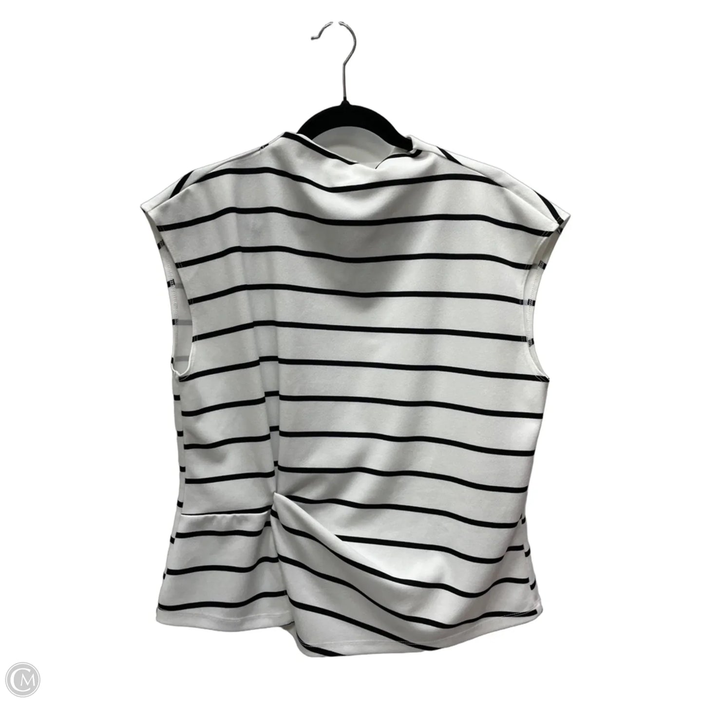 Top Sleeveless By Melloday In Striped Pattern, Size: Xl