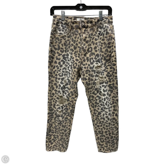 Jeans Skinny By Clothes Mentor In Animal Print, Size: 10