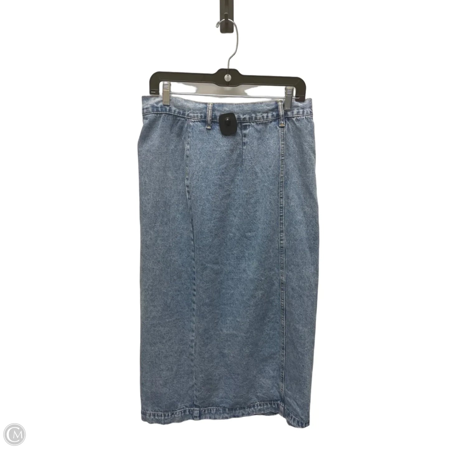 Skirt Midi By Shein In Blue Denim, Size: 12