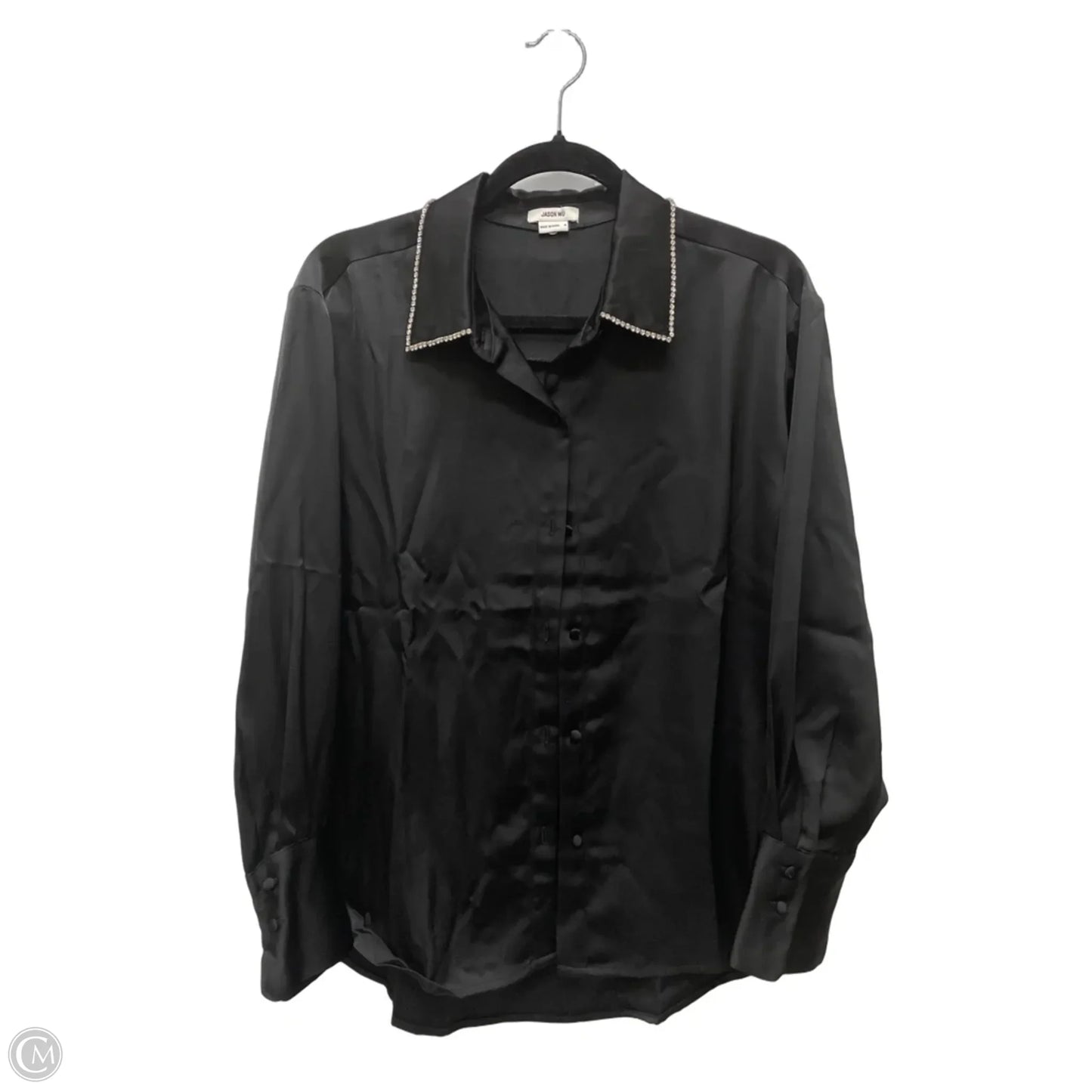 Top Long Sleeve Designer By Jason Wu In Black, Size: M