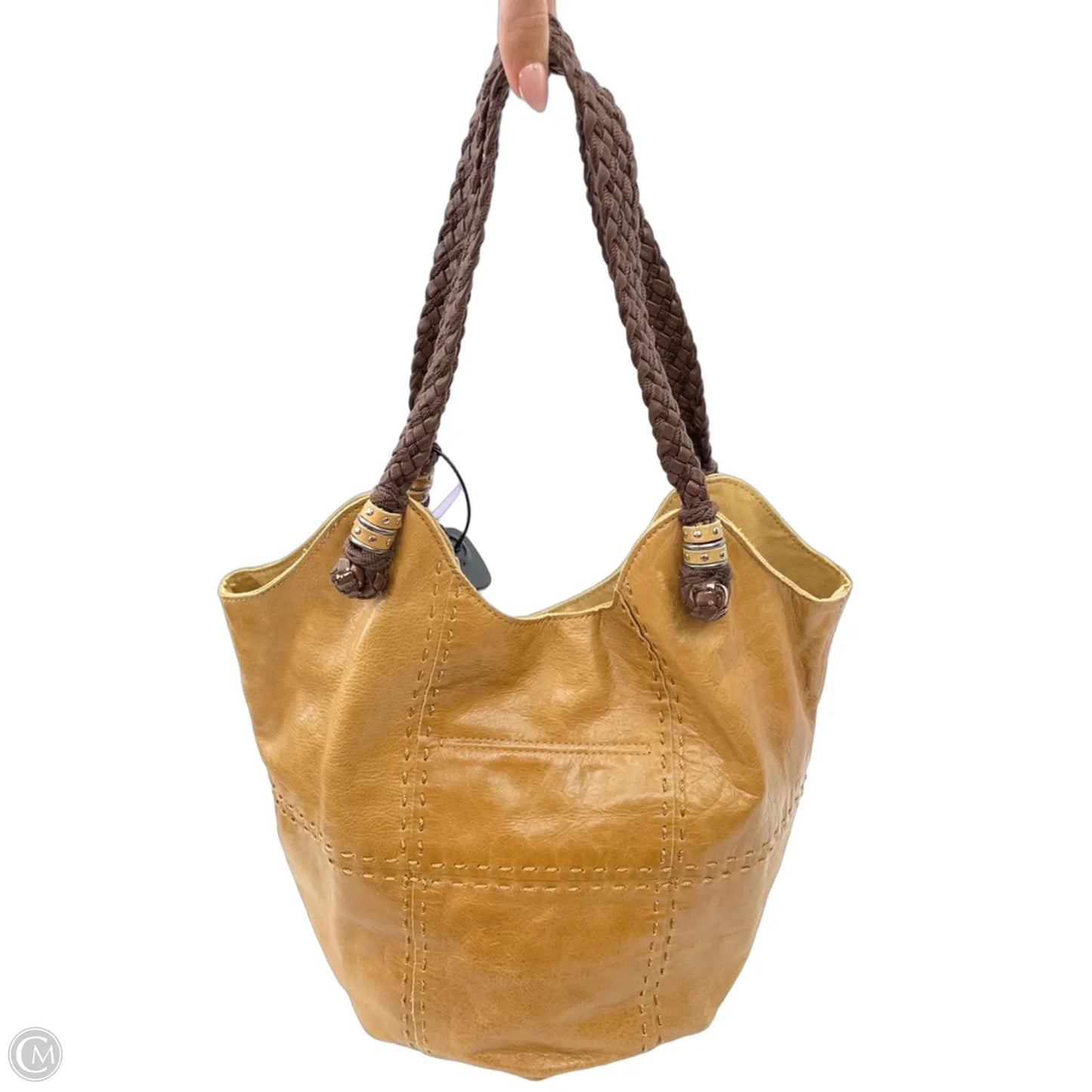 Handbag Leather By The Sak, Size: Large