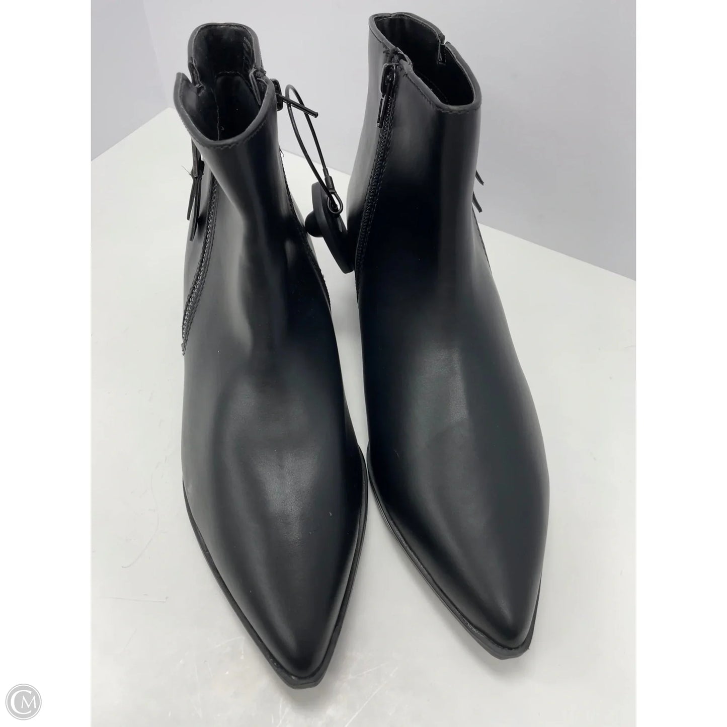 Boots Ankle Heels By Worthington In Black, Size: 8.5