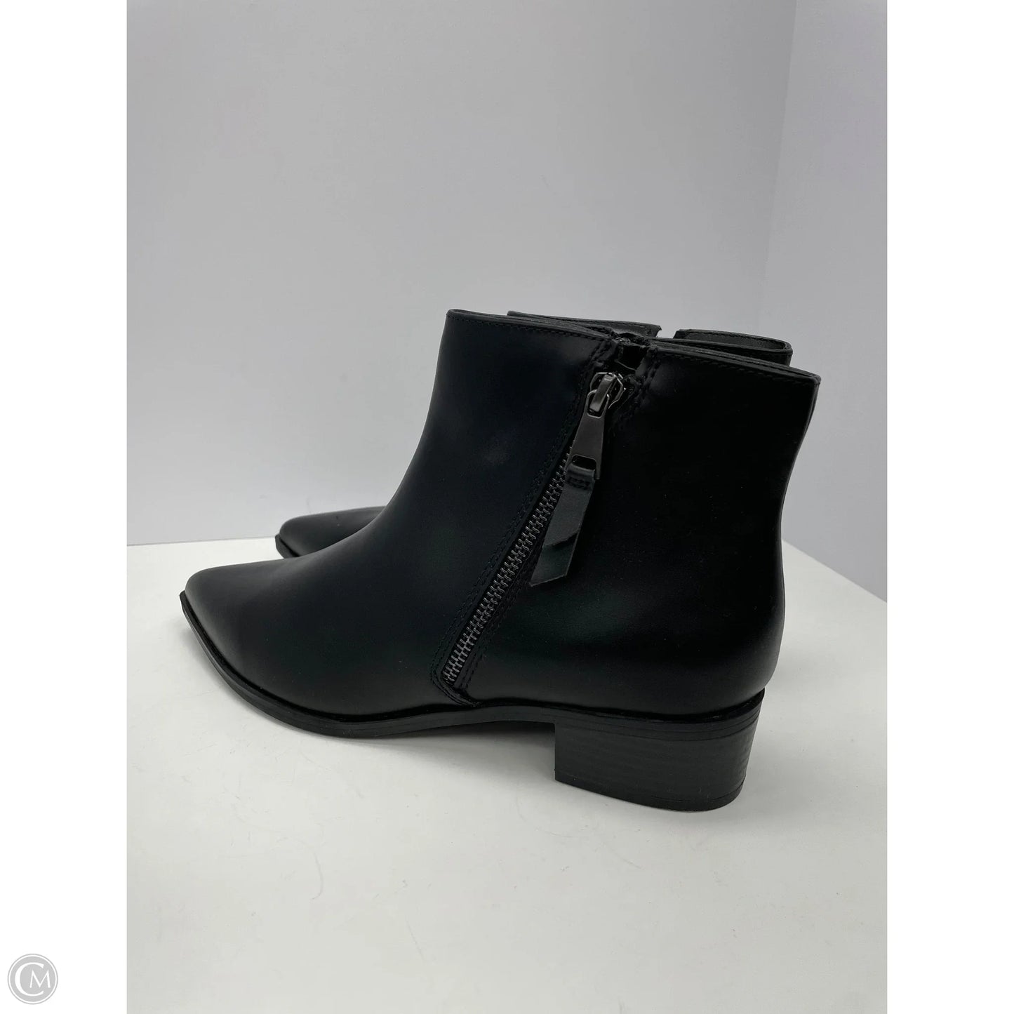 Boots Ankle Heels By Worthington In Black, Size: 8.5