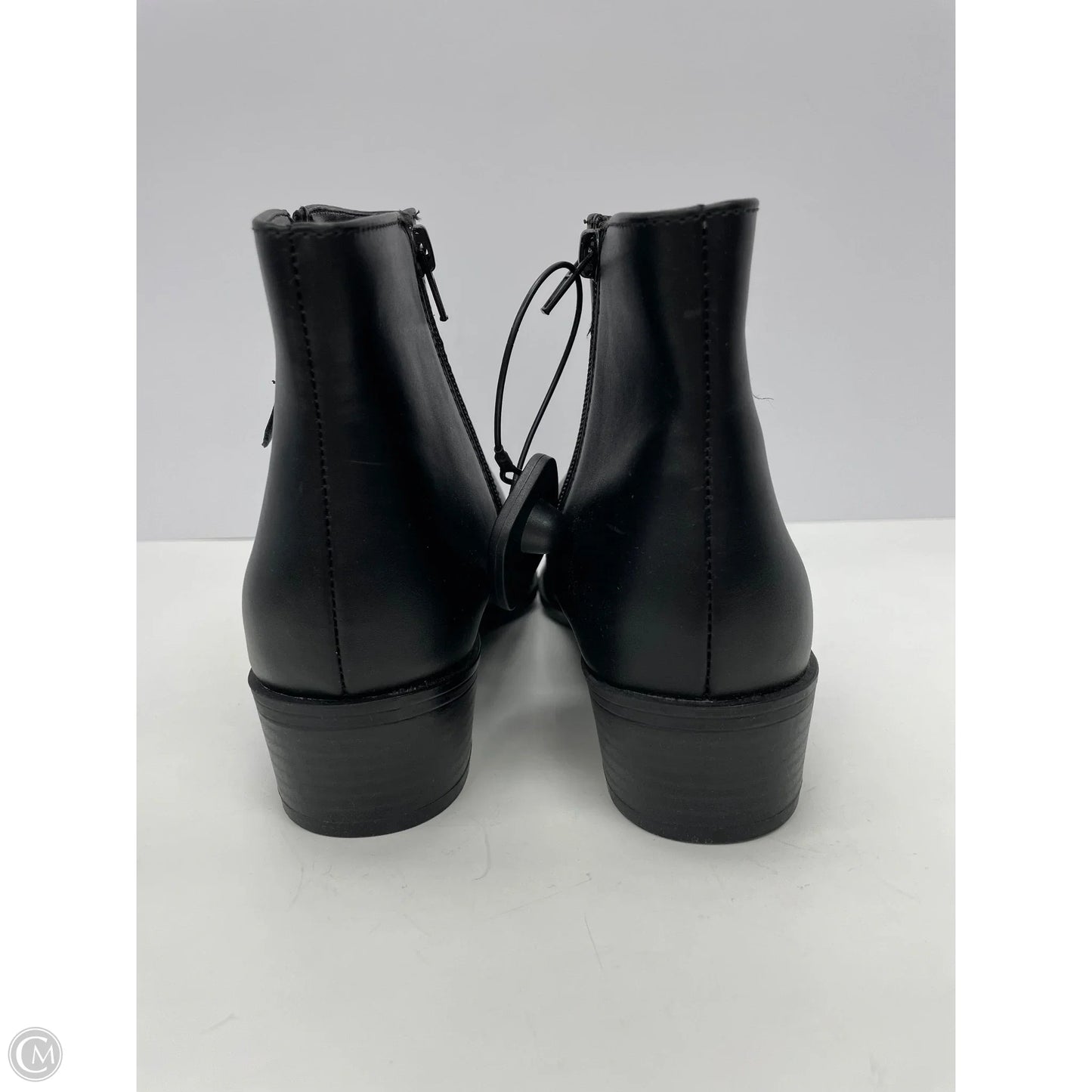 Boots Ankle Heels By Worthington In Black, Size: 8.5