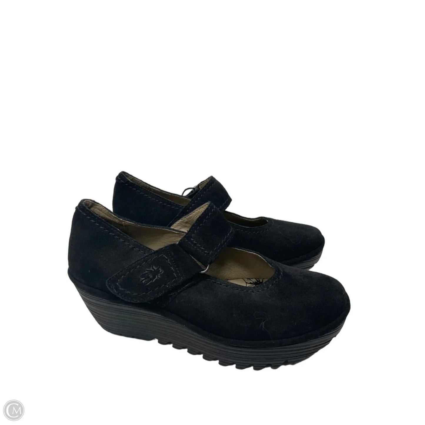Shoes Heels Wedge By Fly London In Black, Size: 7.5