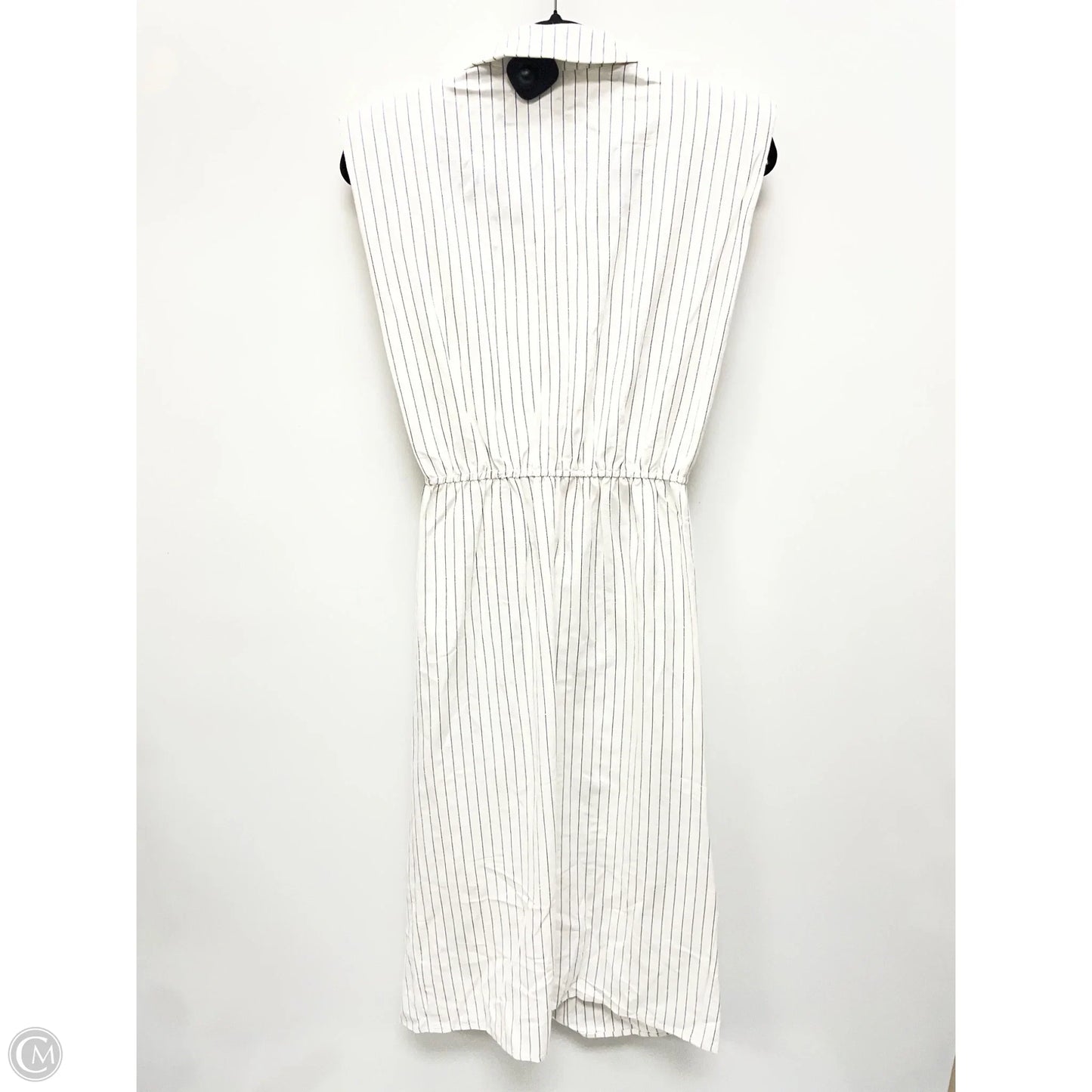 Dress Casual Midi By Aakaa In Striped Pattern, Size: L