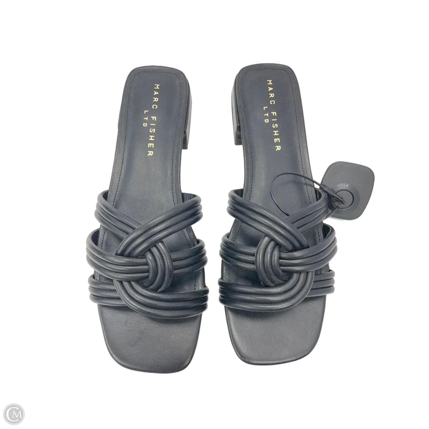 Sandals Flats By Marc Fisher In Black, Size: 8.5