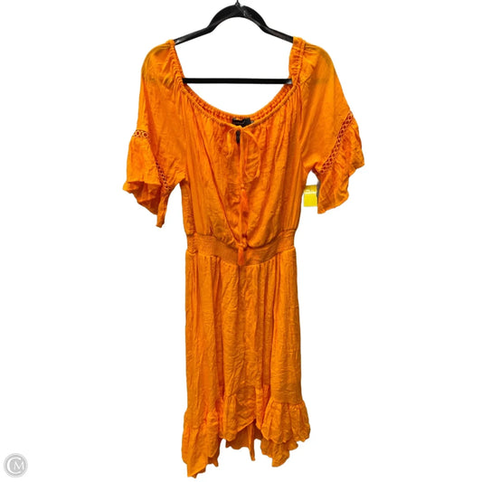 Dress Casual Maxi By Ashley Stewart In Orange, Size: L