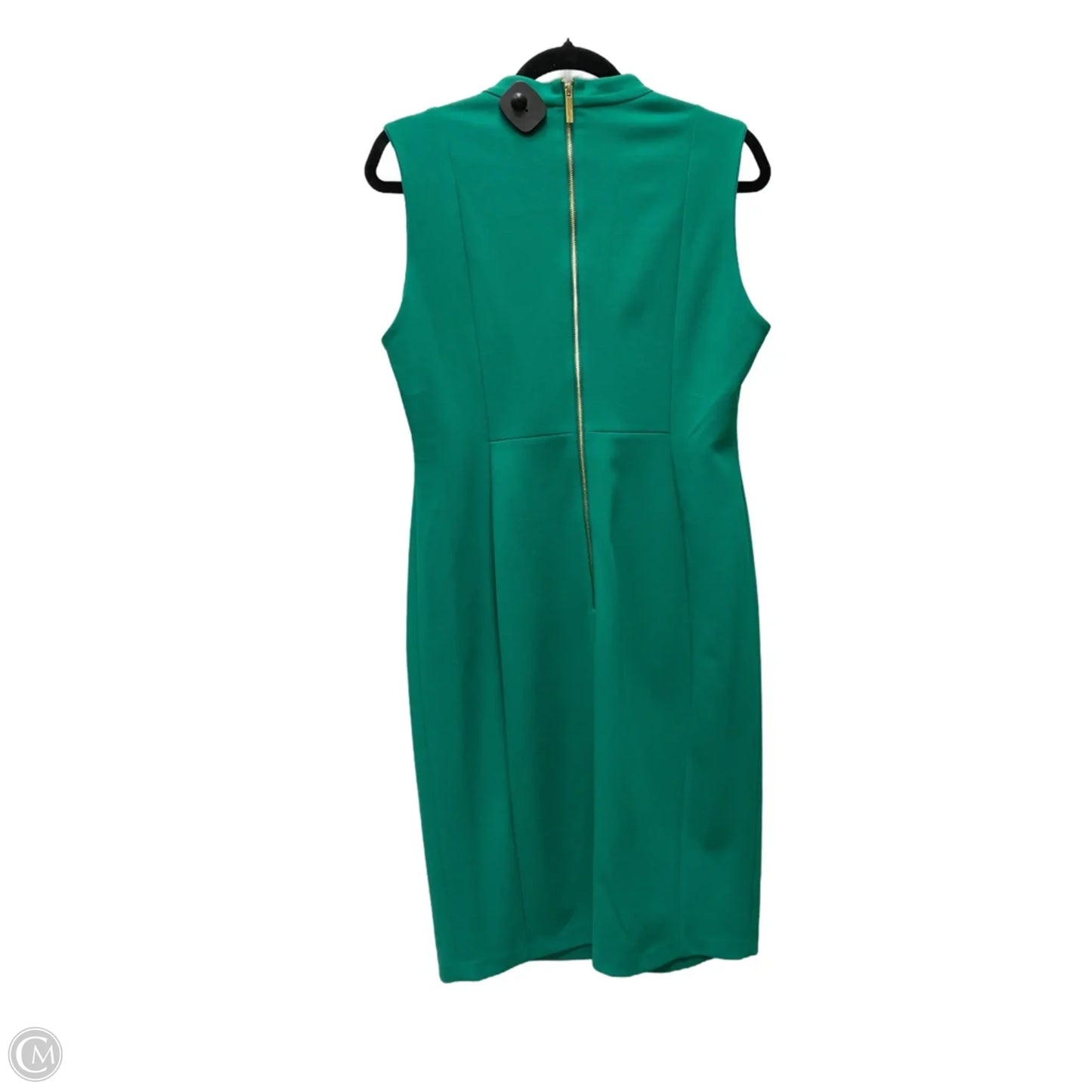 Dress Casual Short By Calvin Klein In Green, Size: L
