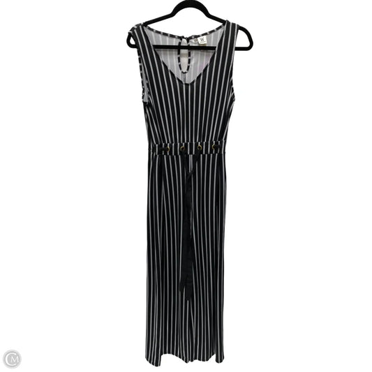 Jumpsuit By Worthington In Striped Pattern, Size: M