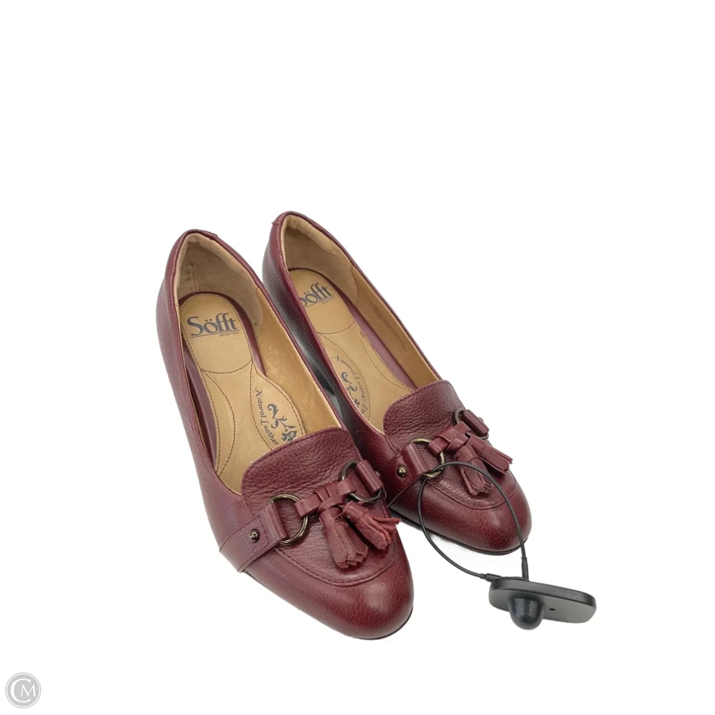 Shoes Heels Block By Sofft In Red, Size: 7.5