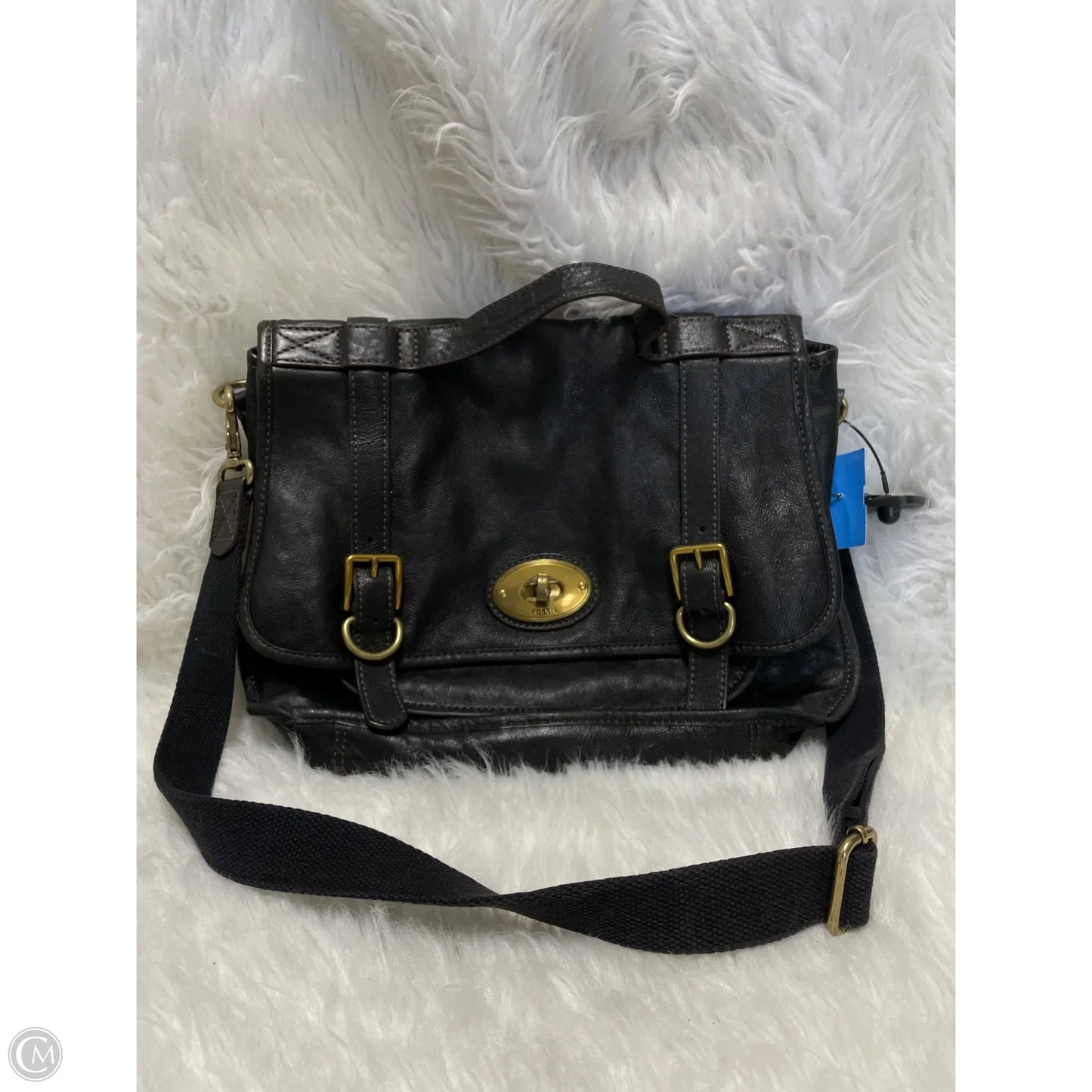 Laptop Bag By Fossil, Size: Large