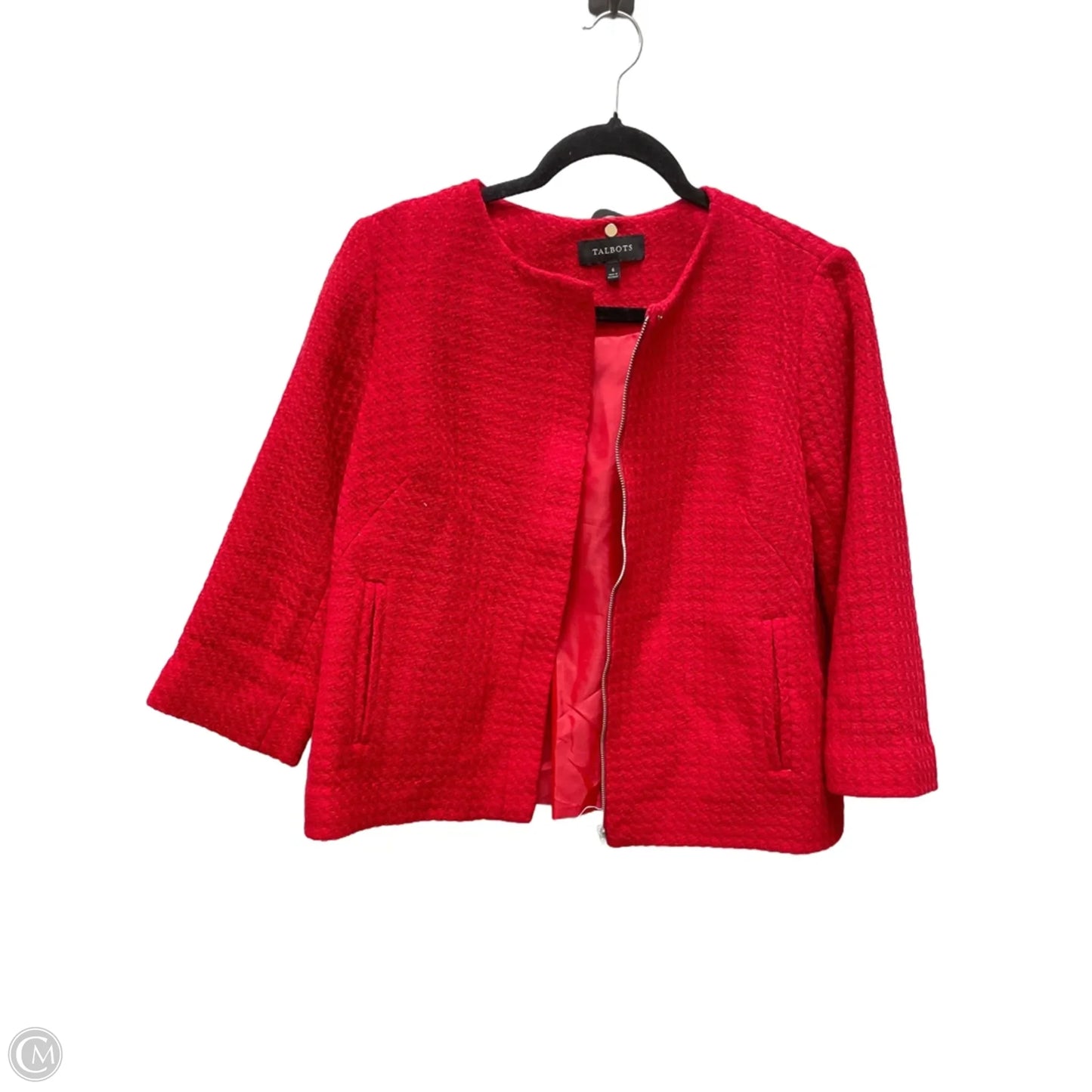 Jacket Other By Talbots In Red, Size: S