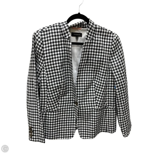 Blazer By Talbots In Plaid Pattern, Size: L