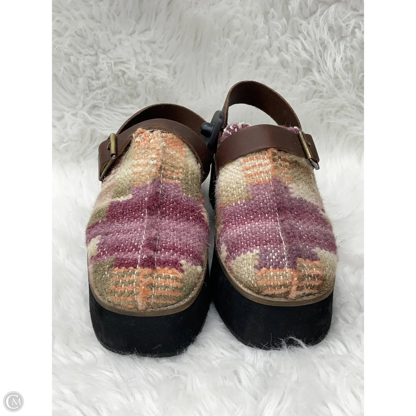 Sandals Heels Block By Free People In Multi-colored, Size: 6.5