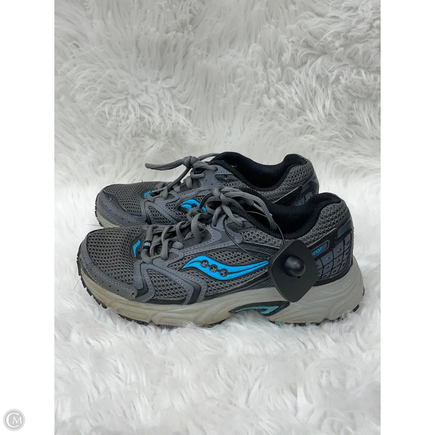 Shoes Athletic By Saucony In Blue & Grey, Size: 8
