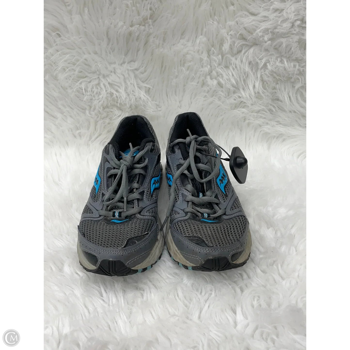 Shoes Athletic By Saucony In Blue & Grey, Size: 8